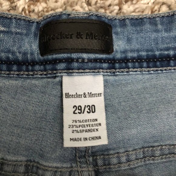 Bleecker + Mercer denim women's Jeans Skinny Fit size 29/30 Medium Wash - Picture 7 of 11